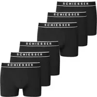 Schiesser Boxers ' 95/5 Organic Cotton ' noir