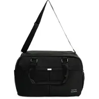 Solier Sac de voyage, de sport et week-end , extensible, pliable, avec compartiment à chaussures et bandoulière