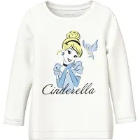 Name it T-Shirt 'NMFVeena' bleu clair / jaune clair / noir / blanc