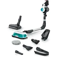 Bosch Unlimited 7 Prohygienic Aqua (bcs71hyg4) - Aspirateur Balai 3 En 1 Blanc