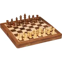 Atmosphera Jeu d'échecs - bois 30 -5x30 -5 cm - Atmosphera créateur d'intérieur