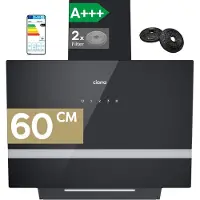 CIARRA Hotte aspirante A+++ 650 m³/h Hotte aspirante 60cm WIFI + APP & Touch Control BOOST VM6736HB