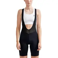 Craft Femmes, Pantalon de cyclisme, Koersbroek Dames Zwart Zwart - Core Endur Bib Shorts W Black Black-XXL (XXL), Noir