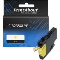 PrintAbout Cartouche compatible pour Brother LC-3235XLYP - Jaune - Grande capacité