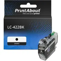 PrintAbout Cartouche compatible pour Brother LC-422BK - Noir