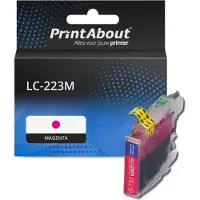 PrintAbout Cartouche compatible pour Brother LC-223M - Magenta
