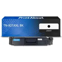 PrintAbout Toner compatible pour Brother TN-821XXL BK - Noir - Très grande capacité