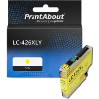 PrintAbout Cartouche compatible pour Brother LC-426XLY - Jaune - Grande capacité