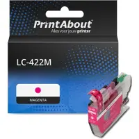 PrintAbout Cartouche compatible pour Brother LC-422M - Magenta