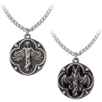 Alchemy Gothic Collier Gothic de - St. Levantius Talisman - pour Unisexe - noir/argent - Taille Standard