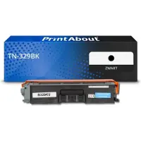 PrintAbout Toner compatible pour Brother TN-329BK - Noir - Très grande capacité