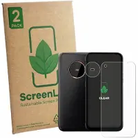 ScreenLeaf Film de protection d'écran, Protection d'écran Écologique, Clear, Anti-Rayures (2 pcs, Gigaset GX6), Téléphone portable : film de protection, Transparent