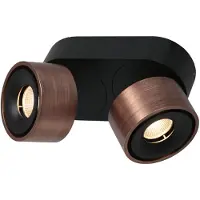 Mexlite Spot lisse monté en surface Fez Double bronze