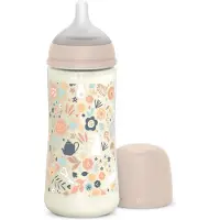Suavinex Wonderland SX Pro Physiological Anti-Colic biberon L Dense Flow 6 m+ Liberty Pink 360 ml