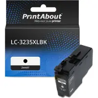 PrintAbout Cartouche compatible pour Brother LC-3235XLBK - Noir - Grande capacité