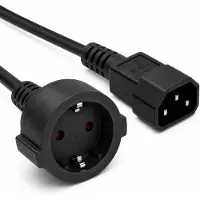 Allteq Cordon d'alimentation C14 vers Schuko -