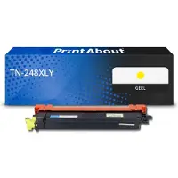 PrintAbout Toner compatible pour Brother TN-248XLY - Jaune - Grande capacité