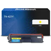PrintAbout Toner compatible pour Brother TN-421Y - Jaune