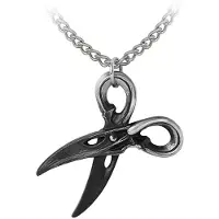 Alchemy Gothic Collier Gothic de - Witches Shears - pour Unisexe - noir/argent - Taille Standard