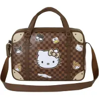 KARACTERMANIA Hello Kitty Squares Laptop Bag Marron Enfants