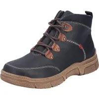 Rieker Bottines à lacets marron / noir