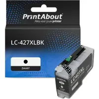 PrintAbout Cartouche compatible pour Brother LC-427XLBK - Noir - Grande capacité