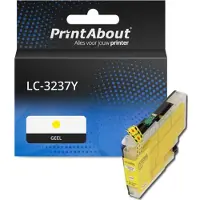 PrintAbout Cartouche compatible pour Brother LC-3237Y - Jaune
