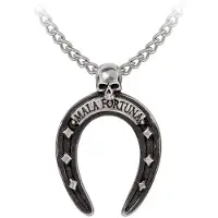 Alchemy Gothic Collier Gothic de - Mala Fortuna - pour Unisexe - noir/argent - Taille Standard