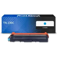 PrintAbout Toner compatible pour Brother TN-230C - Cyan