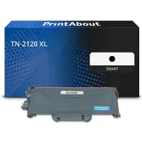 PrintAbout Toner compatible pour Brother TN-2120 XL - Noir - Très grande capacité