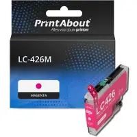 PrintAbout Cartouche compatible pour Brother LC-426M - Magenta
