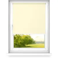 Time4blinds - Store occultant sans perçage, 1000x2500mm, Vanille - Droite