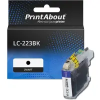 PrintAbout Cartouche compatible pour Brother LC-223BK - Noir