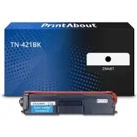 PrintAbout Toner compatible pour Brother TN-421BK - Noir