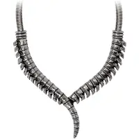 Alchemy Gothic Collier Gothic de - Thoracic Collar - pour Femme - couleur argent - Taille Standard