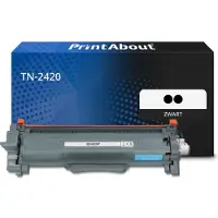 PrintAbout Toner compatible pour Brother TN-2420 - Noir - Grande capacité