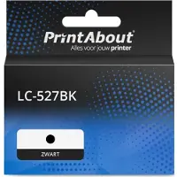 PrintAbout Cartouche compatible pour Brother LC-527BK - Noir
