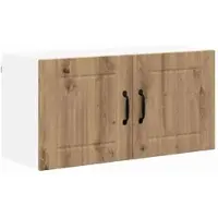 vidaXL Armoire murale LUCCA en chêne artisanal 80 x 31 x 40 cm, aggloméré