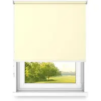 Time4blinds , Store occultant, mur ou plafond, UV, 200x200cm, Vanille, Gauche