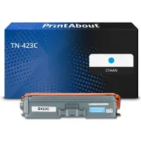 PrintAbout Toner compatible pour Brother TN-423C - Cyan - Grande capacité