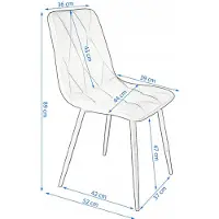 Jumi Chaise marine PIADO (jeu de pieds + vis)