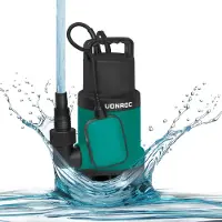 Vonroc Pompe submersible 900W - 16000l/h | Eaux usées et eau propre