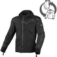 Macna Distec, veste en textile ,Noir ,S