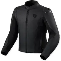 REV'IT! Quadratic Veste en cuir de moto perforée