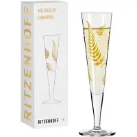Ritzenhoff Goldnacht Champusglas (Z. Mubaza) #48 F25, Verres à cocktail, Or, Multicolore