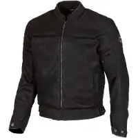 Merlin Veste textile pour moto Waltham D3O Cotec Air, noire, taille S