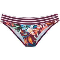 Venice beach Bas de bikini bleu cyan / orange / bordeaux / blanc