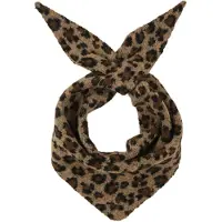 Zwillingsherz Foulard 'Leo' camel / marron / noir