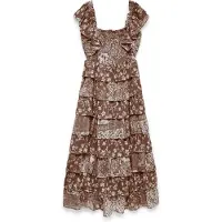 Vero Moda Robe d’été 'VMAmazing' marron