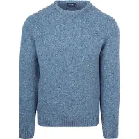 Suitable Pull Donnegal Tweed Laine Eco Bleu